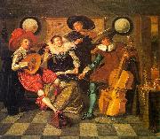 Amusing Party in the Open Air (detail) g